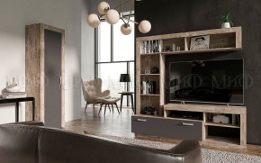 Ангара Шкаф 2-х створчатый (Графит/дуб юкон) в Казани - kazan.mebel24.online | фото 3
