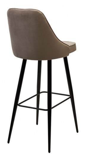 Барный стул NEPAL-BAR БЕЖЕВЫЙ #5, велюр/ черный каркас (H=78cm) М-City в Казани - kazan.mebel24.online | фото 2