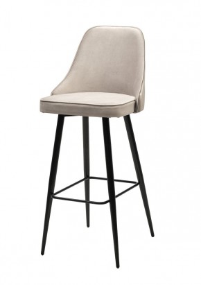Барный стул NEPAL-BAR ЛАТТЕ #25, велюр/ черный каркас (H=78cm) М-City в Казани - kazan.mebel24.online | фото