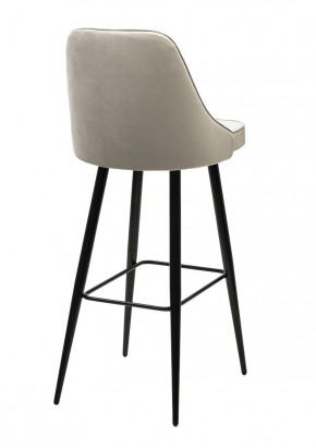 Барный стул NEPAL-BAR ЛАТТЕ #25, велюр/ черный каркас (H=78cm) М-City в Казани - kazan.mebel24.online | фото 2