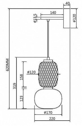 Бра Maytoni Pattern MOD267WL-L18G3K в Казани - kazan.mebel24.online | фото 4