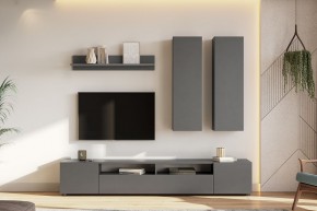 ДЕНВЕР Гостиная (Варианнт-2) Графит серый в Казани - kazan.mebel24.online | фото