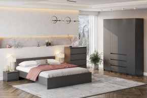 ДЕНВЕР Тумба прикроватная (Графит серый) в Казани - kazan.mebel24.online | фото 4