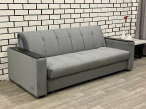 Диван Аккордеон 1280*2000 ППУ подлокотник ПРЯМОЙ накладки МДФ в Казани - kazan.mebel24.online | фото