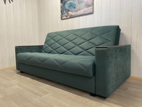 Диван Престиж-15 (НПБ+МДФ) велюр Sensey bottle green в Казани - kazan.mebel24.online | фото 3