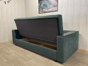 Диван Престиж-15 (НПБ+МДФ) велюр Sensey bottle green в Казани - kazan.mebel24.online | фото 5