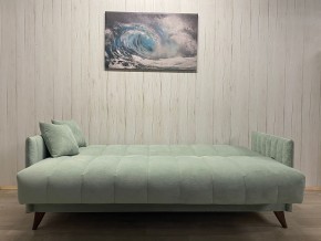 Диван Престиж-3 (НПБ) велюр Sensey mist green в Казани - kazan.mebel24.online | фото 3