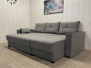 Диван угловой Комфорт-3 (НПБ+МДФ) велюр Galaxy Lite 26 в Казани - kazan.mebel24.online | фото 3