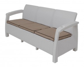 Диван Yalta Premium Sofa 3 Set (Ялта) белый (+подушки под спину) в Казани - kazan.mebel24.online | фото