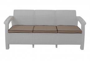 Диван Yalta Premium Sofa 3 Set (Ялта) белый (+подушки под спину) в Казани - kazan.mebel24.online | фото 2