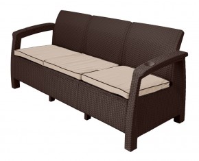 Диван Yalta Sofa 3 Set (Ялта) шоколадный в Казани - kazan.mebel24.online | фото