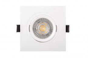 DK3021-WH Встраиваемый светильник, IP 20, 10 Вт, GU5.3, LED, белый, пластик в Казани - kazan.mebel24.online | фото 1