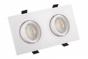 DK3022-WH Встраиваемый светильник, IP 20, 10 Вт, GU5.3, LED, белый, пластик в Казани - kazan.mebel24.online | фото 1