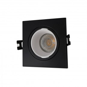 DK3071-BK+WH Встраиваемый светильник, IP 20, 10 Вт, GU5.3, LED, черный/белый, пластик в Казани - kazan.mebel24.online | фото