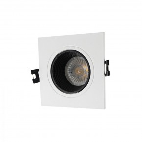 DK3071-WH+BK Встраиваемый светильник, IP 20, 10 Вт, GU5.3, LED, белый/черный, пластик в Казани - kazan.mebel24.online | фото