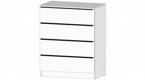 ЭЛЕГАНТ Комод 4 ящика (белый) в Казани - kazan.mebel24.online | фото