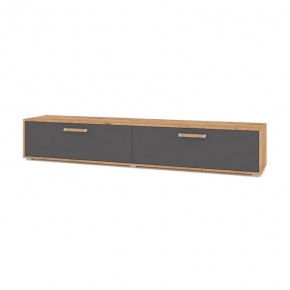 ФЛОРИДА Ф32 Тумба ТВ (дуб золотой/графит) в Казани - kazan.mebel24.online | фото