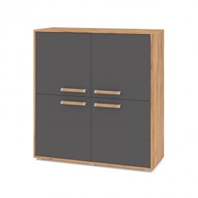 ФЛОРИДА Ф43 Комод (дуб золотой/графит) в Казани - kazan.mebel24.online | фото