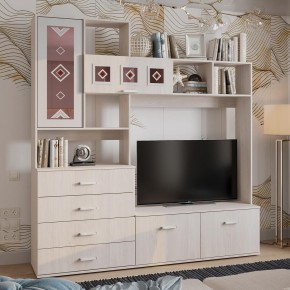 Гостиная Белла (модульная) ясень белый в Казани - kazan.mebel24.online | фото 15