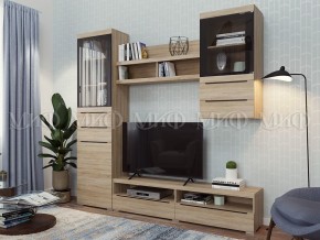 ЭКОЛЬ Гостиная Вариант №3 МДФ (Дуб сонома) в Казани - kazan.mebel24.online | фото