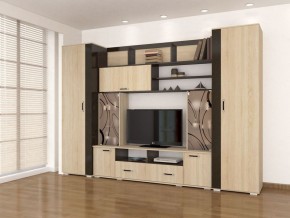 Гостиная Оскар-18-2 дуб сонома-венге в Казани - kazan.mebel24.online | фото