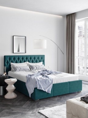 Интерьерная Кровать Октавия Бирюзовый 1600х2000 в Казани - kazan.mebel24.online | фото 1