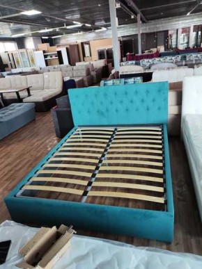 Интерьерная Кровать Октавия Бирюзовый 1600х2000 в Казани - kazan.mebel24.online | фото 2