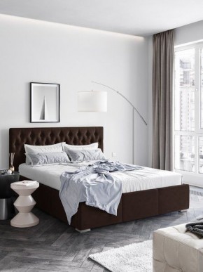 Интерьерная Кровать Октавия Коричневый  1400x2000 в Казани - kazan.mebel24.online | фото