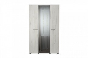 ИТАЛИЯ ШК-1300 Шкаф 3дв с зеркалом (дуб крафт белый) в Казани - kazan.mebel24.online | фото 1