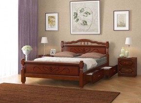 КАРИНА-5 Кровать из массива 1600 с 2-мя ящиками в Казани - kazan.mebel24.online | фото 3