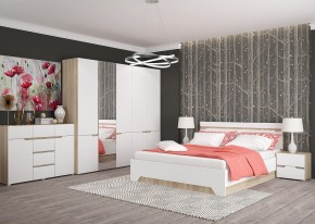 Комод 1200 АНТАЛИЯ (Сонома/Белый софт) в Казани - kazan.mebel24.online | фото 3
