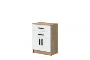 Комод Эконом (Дуб крафт золотой/Белый текстурный) в Казани - kazan.mebel24.online | фото 1