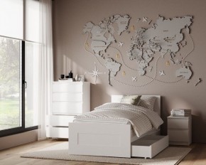 Комод КАСТОР с пятью ящиками, цвет белый в Казани - kazan.mebel24.online | фото 3