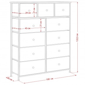 Комод Leset Линкс 11 ящиков (МДФ) в Казани - kazan.mebel24.online | фото 12