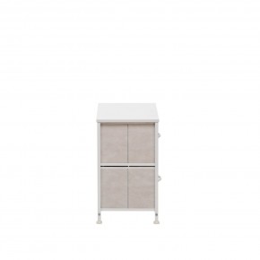 Комод Leset Линкс 2 ящ. (к/з), Каркас Белый, ящики Белые в Казани - kazan.mebel24.online | фото 4