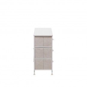 Комод Leset Линкс 6 ящ. (к/з), Каркас Белый, ящики Белые в Казани - kazan.mebel24.online | фото 4