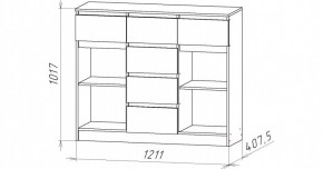 НИЦЦА-6 Комод (НЦ.06) в Казани - kazan.mebel24.online | фото 2