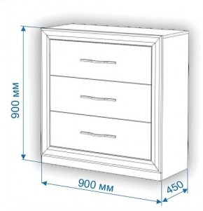 Комод Нобиле Км-90/45 в Казани - kazan.mebel24.online | фото 3