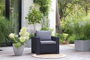 Комплект кресел Калифорния (California chair) графит в Казани - kazan.mebel24.online | фото 1