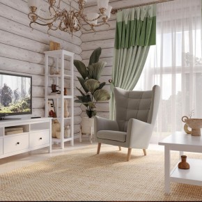 Кресло для отдыха Саари светло-серое, ткань рогожка в Казани - kazan.mebel24.online | фото 4