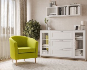 Кресло для отдыха Тунне жёлто-зелёное, ткань рогожка в Казани - kazan.mebel24.online | фото 3