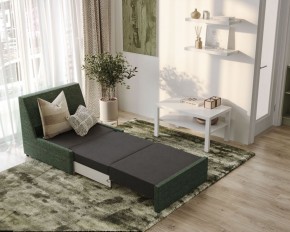 Кресло для отдыха Йоки тёмно-зелёный, ткань рогожка в Казани - kazan.mebel24.online | фото 4