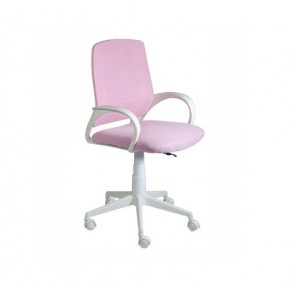 Кресло Ирис White сетка/ткань розовая в Казани - kazan.mebel24.online | фото