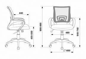 Кресло компьютерное CH-695N/SL/OR/BLACK в Казани - kazan.mebel24.online | фото 6