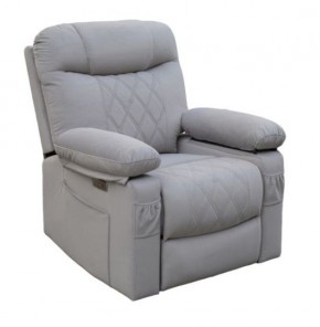 Кресло-реклайнер БРИСТОЛЬ (ткань светло-серый) в Казани - kazan.mebel24.online | фото 2