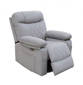 Кресло-реклайнер БРИСТОЛЬ (ткань светло-серый) в Казани - kazan.mebel24.online | фото 3