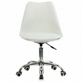 Кресло стул BRABIX "Eames MG-310 CH", хром, пластик белый, экокожа белая, 532923 в Казани - kazan.mebel24.online | фото 1