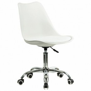 Кресло стул BRABIX "Eames MG-310 CH", хром, пластик белый, экокожа белая, 532923 в Казани - kazan.mebel24.online | фото 2