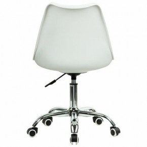 Кресло стул BRABIX "Eames MG-310 CH", хром, пластик белый, ткань серая, 532924 в Казани - kazan.mebel24.online | фото 4