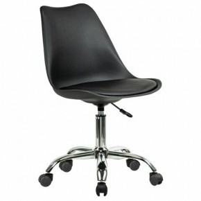 Кресло стул BRABIX "Eames MG-310 CH", хром, пластик черный, экокожа черная, 532925 в Казани - kazan.mebel24.online | фото 2